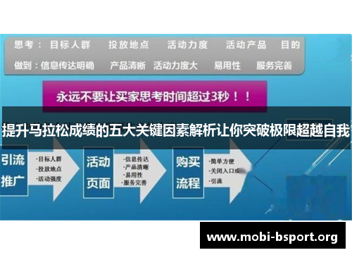 提升马拉松成绩的五大关键因素解析让你突破极限超越自我
